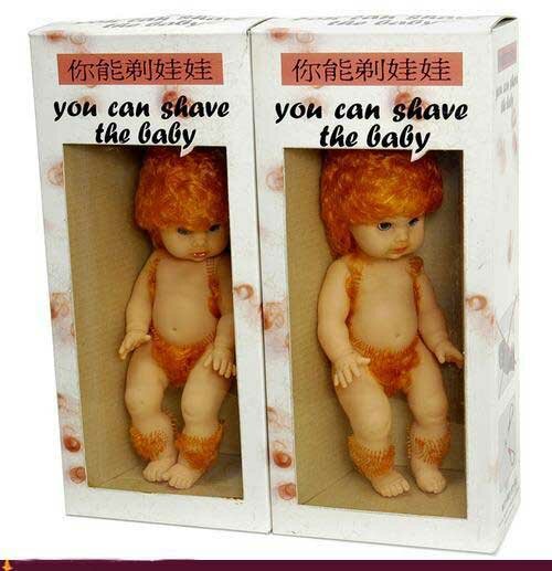 shave baby