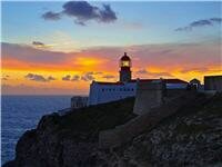Lighthouse at Sunset, Cabo de Sol Vicente, Portugal